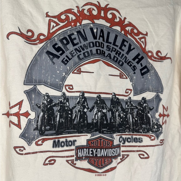 Harley-Davidson White Graphic Tee - Picture 3 of 5